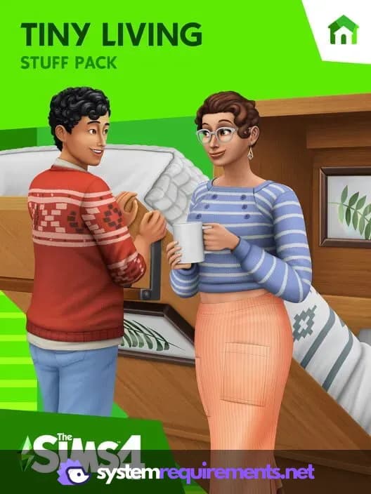 The Sims 4 Tiny Living Stuff cover art - view system requirements