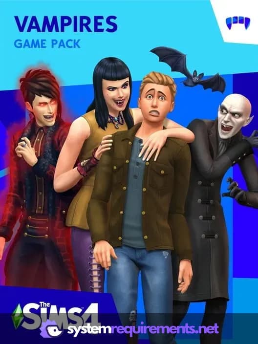 The Sims 4 Vampires cover art - view system requirements