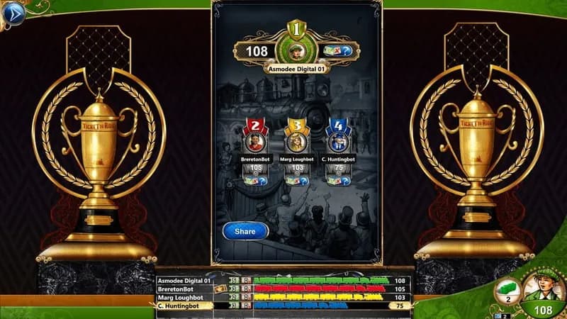 Ticket to Ride gameplay screenshot 2