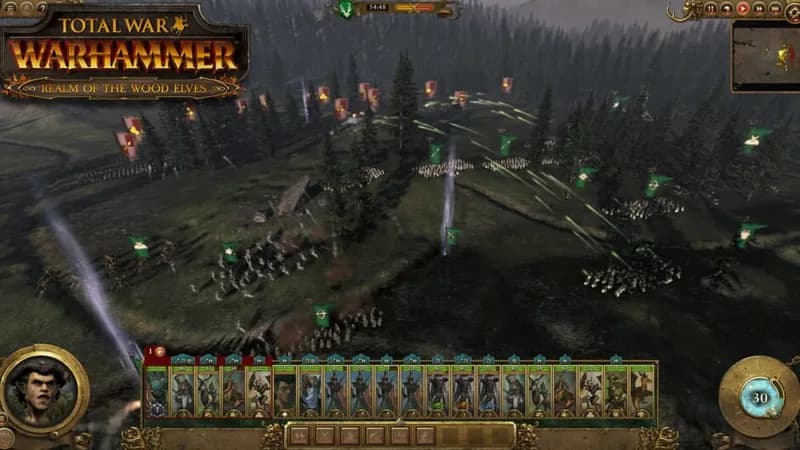 Total War: WARHAMMER - Realm of The Wood Elves gameplay screenshot 4