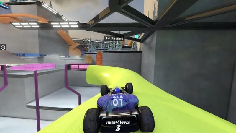 Trackmania gameplay screenshot 2