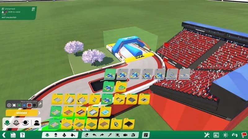 Trackmania gameplay screenshot 3