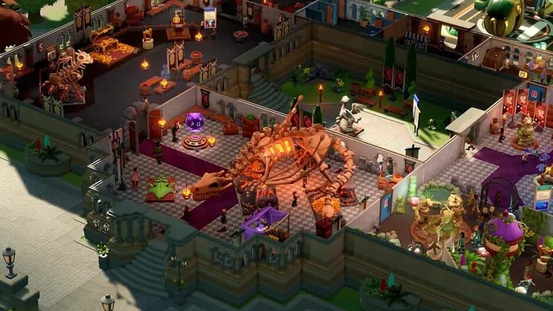 Two Point Museum: Fantasy Finds gameplay screenshot 1