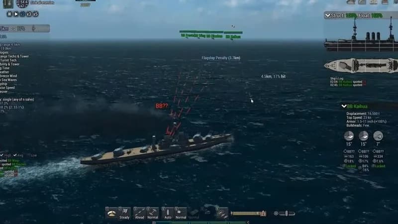 Ultimate Admiral: Dreadnoughts gameplay screenshot 4