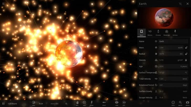 Universe Sandbox gameplay screenshot 1