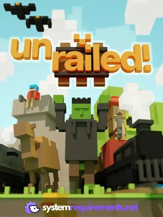 Unrailed! PC game cover art