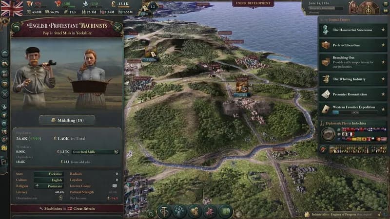 Victoria 3: Sphere of Influence - Expansion gameplay screenshot 1