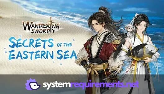 Wandering Sword - Secrets of the Eastern Sea PC game cover art
