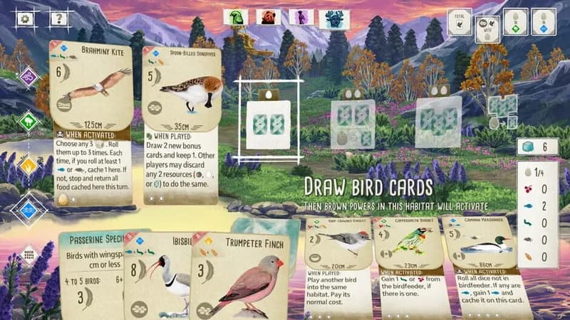 Wingspan: Asia Expansion gameplay screenshot 1