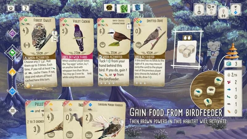 Wingspan: Asia Expansion gameplay screenshot 2