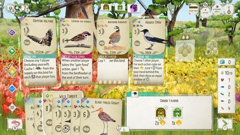 Wingspan: European Expansion gameplay screenshot 1