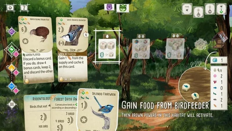 Wingspan: Oceania Expansion gameplay screenshot 3