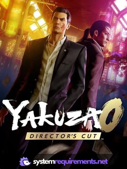 Yakuza 0 Director's Cut cover art - view system requirements