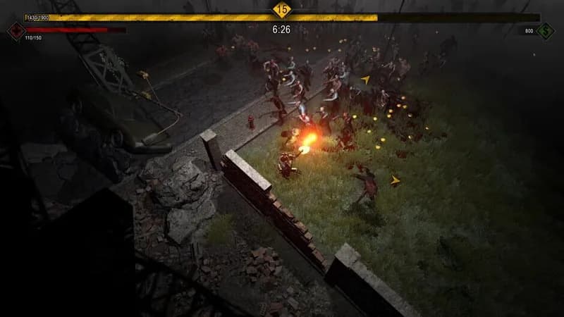 Yet Another Zombie Survivors gameplay screenshot 1