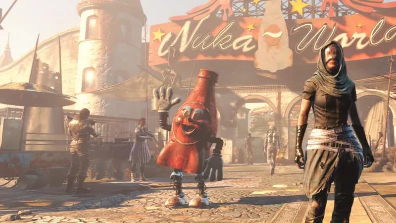 Fallout 4 Nuka-World gameplay screenshot 1