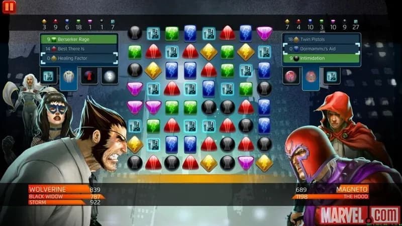 MARVEL Puzzle Quest gameplay screenshot 1