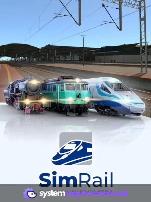 SimRail - The Railway Simulator: Łódź - Warsaw PC game cover art