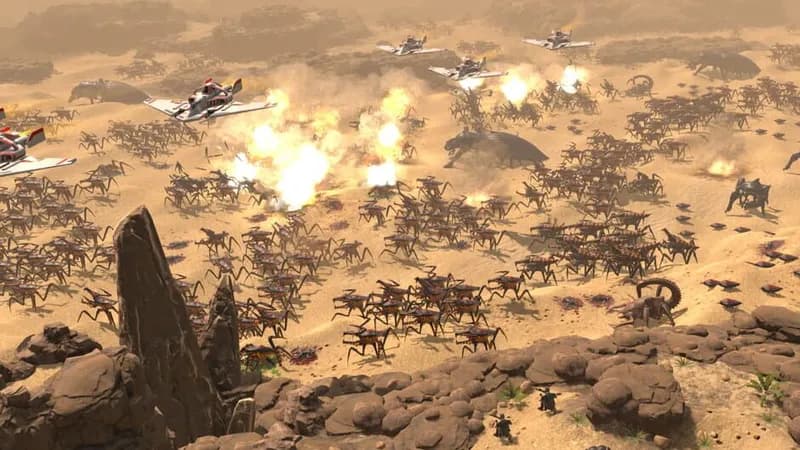 Starship Troopers: Terran Command gameplay screenshot 2