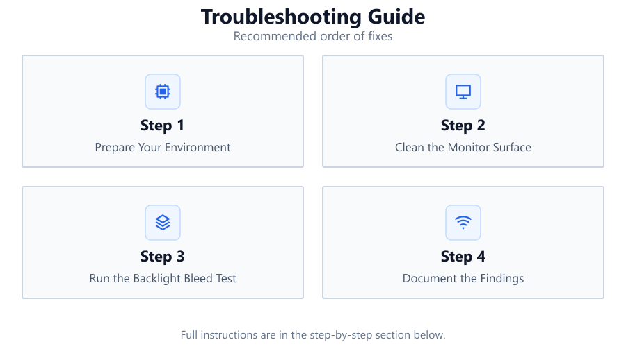 Troubleshooting Guide: Recommended order of fixes