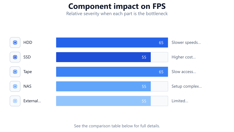 How to Choose the Right Hardware: Relative severity when each part is the bottleneck