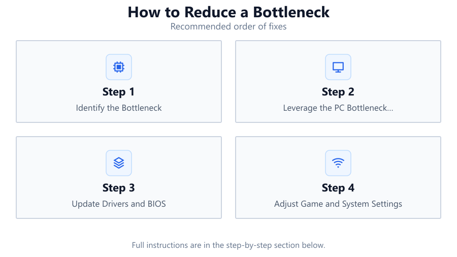 How to Reduce a Bottleneck: Recommended order of fixes