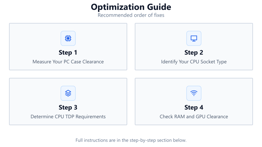 Optimization Guide: Recommended order of fixes