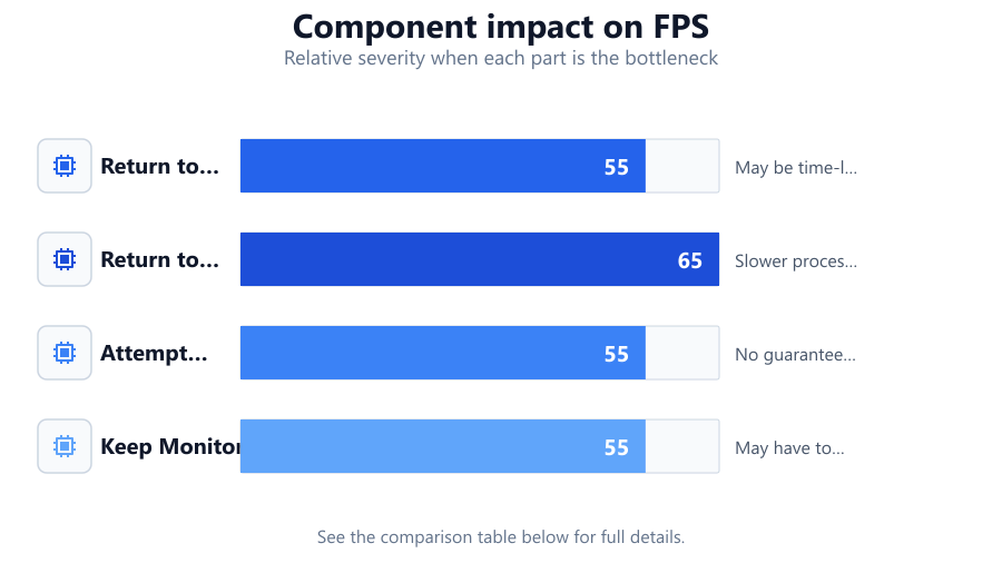 Should You Return a Monitor for One Dead Pixel?: Relative severity when each part is the bottleneck