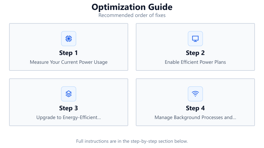Optimization Guide: Recommended order of fixes