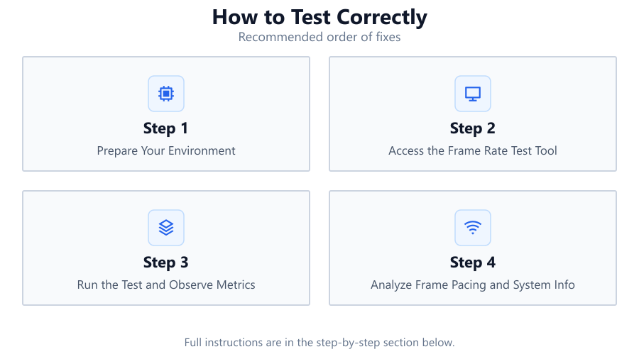 How to Test Correctly: Recommended order of fixes
