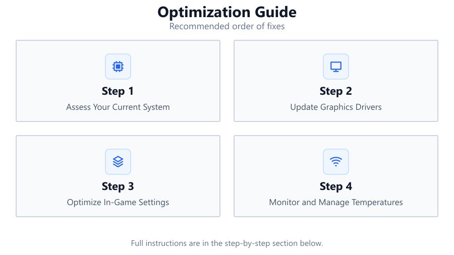 Optimization Guide: Recommended order of fixes