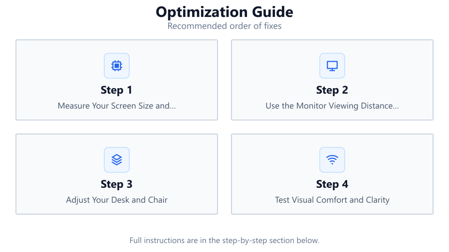 Optimization Guide: Recommended order of fixes