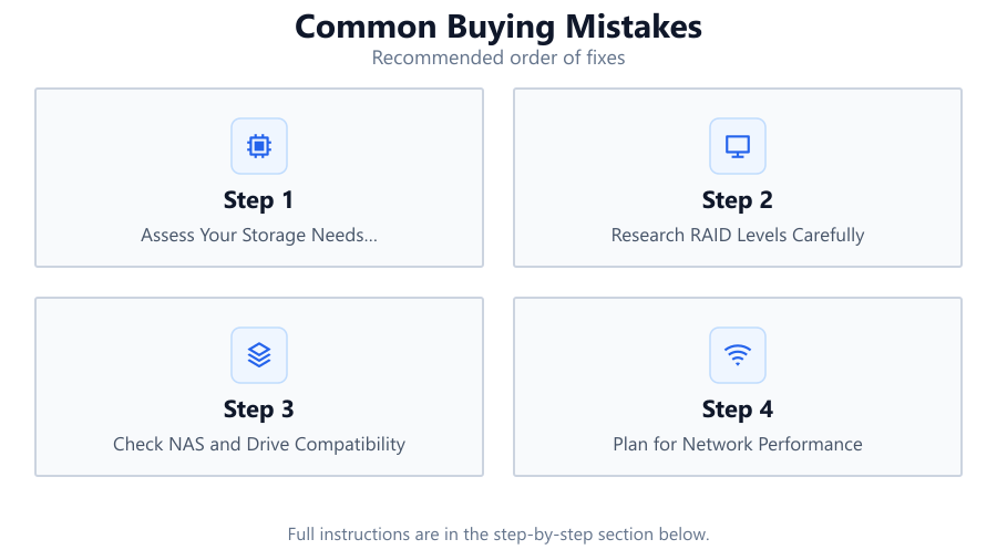 Common Buying Mistakes: Recommended order of fixes