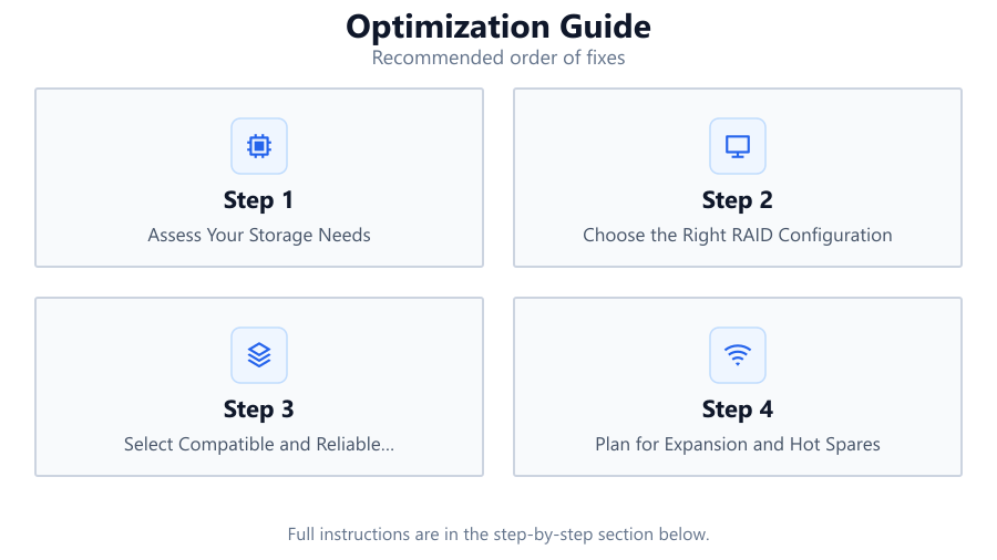 Optimization Guide: Recommended order of fixes