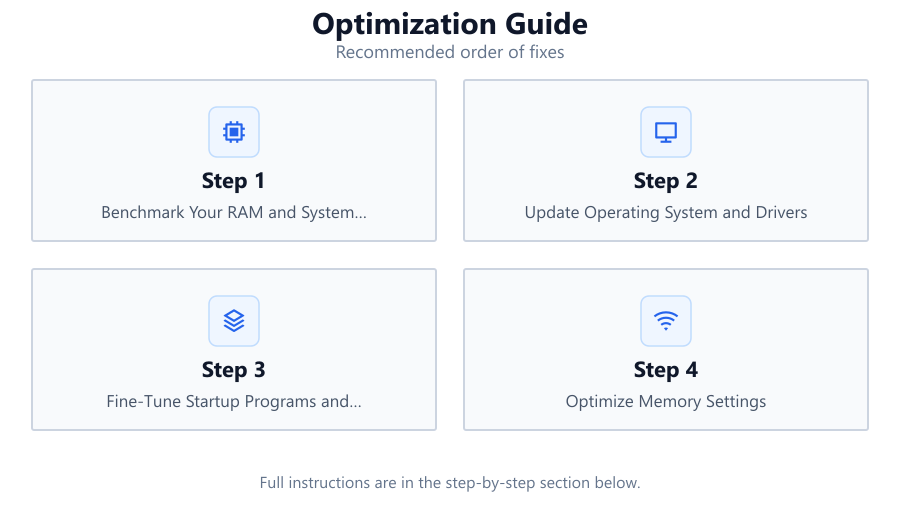 Optimization Guide: Recommended order of fixes