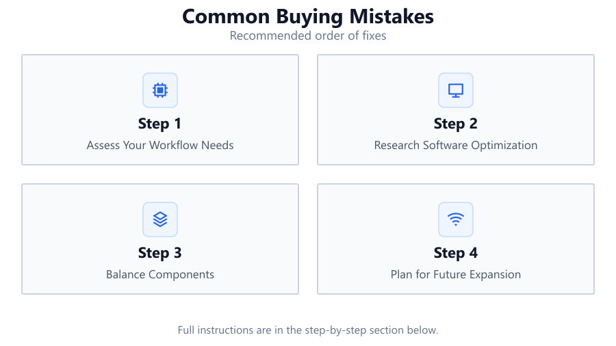 Common Buying Mistakes: Recommended order of fixes