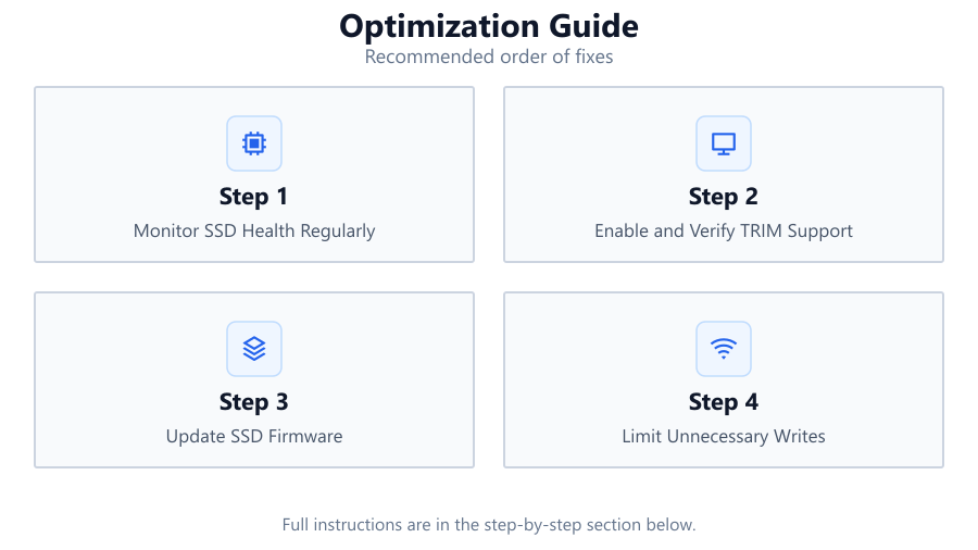 Optimization Guide: Recommended order of fixes