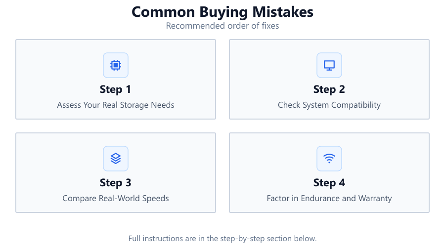 Common Buying Mistakes: Recommended order of fixes