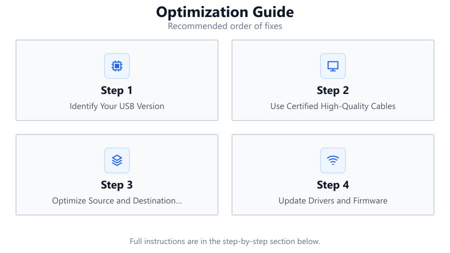 Optimization Guide: Recommended order of fixes