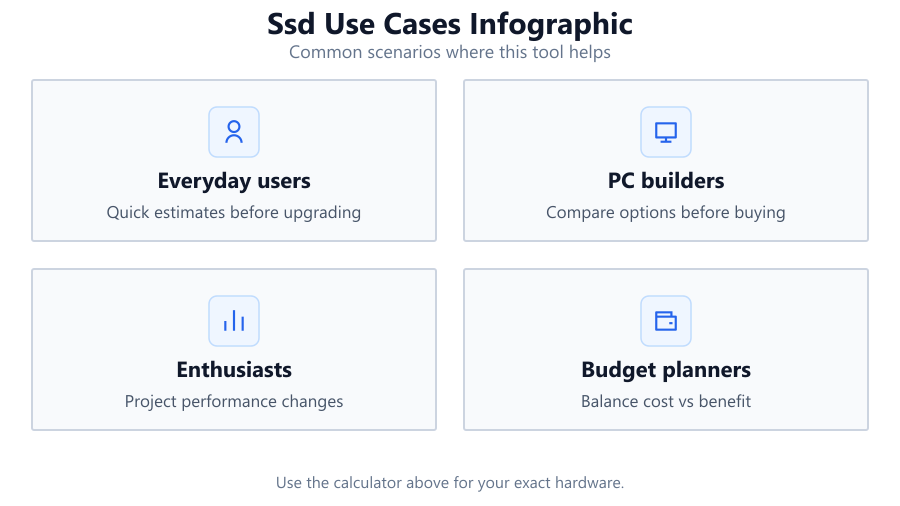 ssd use cases infographic
